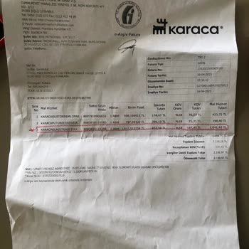 Karaca Züccaciye Ürün Tarafıma Gönderilmemesi