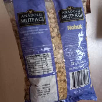 Anadolu Mutfağının Paketinde Bozulan Nohudu!
