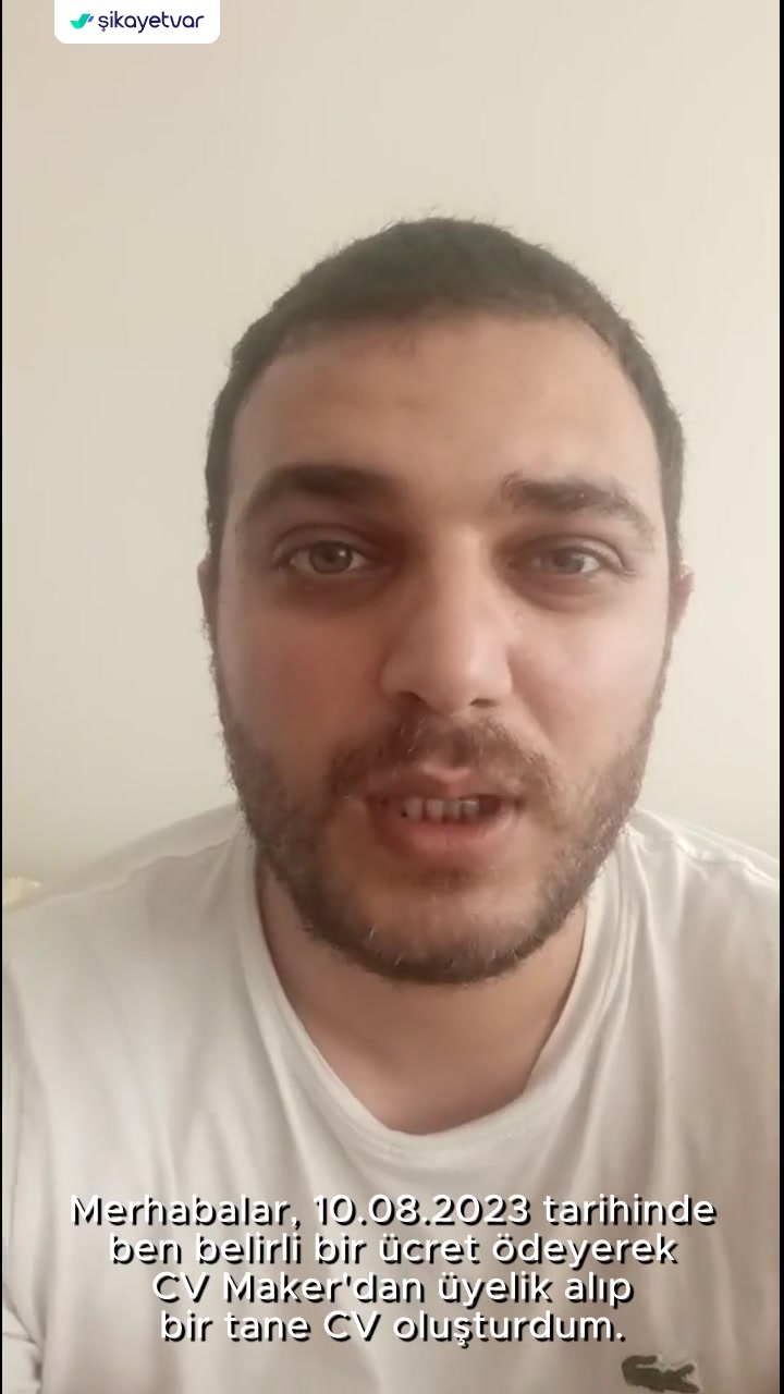Cvmaker.com.tr İzinsiz Karttan Para Çekimi Yaptı! videonun kapak resmi