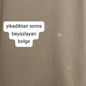 Kaft Tişörtüm Soldu Ve Bölgesel Beyazlama Yaptı