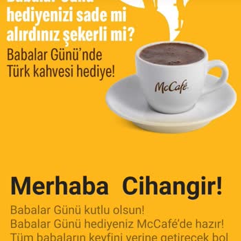 Mc Donald's Babalar Günü Kahvesini Vermedi.