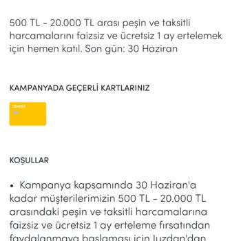 Akbank ve Juzdan Uygulaması Taksit ve Erteleme Kampanyalarına Uymuyor