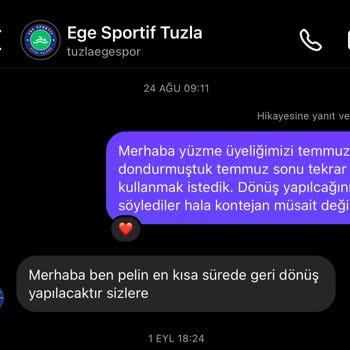 İstanbul Ege Spor Kulübü Ege Sportif Yüzme