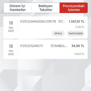 iyzico/Amazon.com.tr Rıza Dışında Karttan Para Çekimi