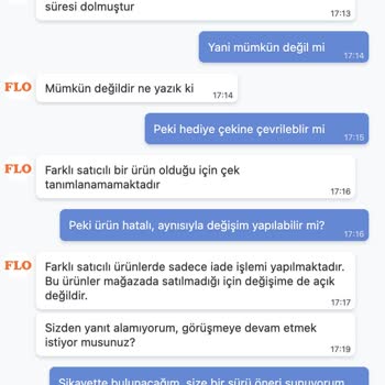 FLO Ayakkabı FLO Defolu Ürünün Arkasında İade Süreci Geçtiği Bahanesiyle Durmuyor!