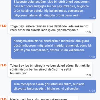 FLO Ayakkabı FLO Defolu Ürünün Arkasında İade Süreci Geçtiği Bahanesiyle Durmuyor!