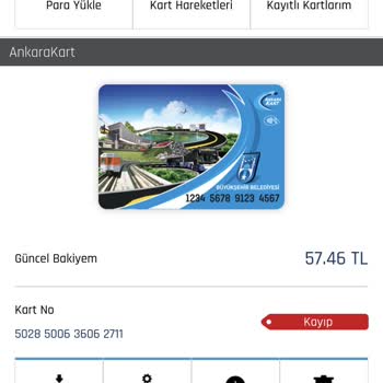EGO Genel Müdürlüğü Kayıp Kart Konusunda Yardımcı Olacak Kimse Olmaması
