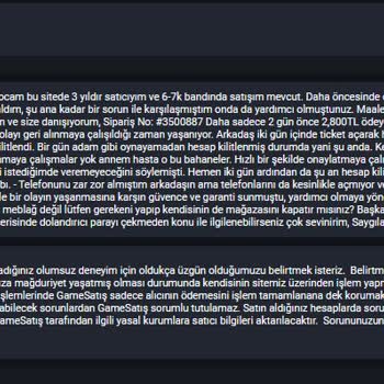 GameSatış'ta Valorant Hesabım Geri Alındı ve Satıcıyı Korumuyorlar