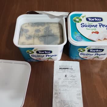 Torku Süzme Peynirin Buzdolabında Ağır Şekilde Kokması Ve Küflenmesi