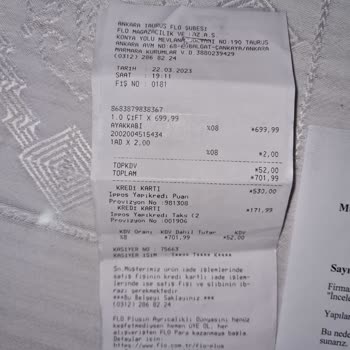 FLO Ayakkabı Kusurlu Ayakkabının Değiştirilmemesi