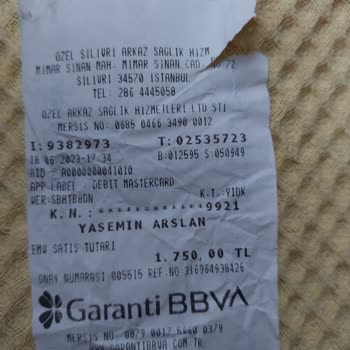 Anadolu Hastanesi (Silivri, Avcılar, Ereğli) Oğlumun Ayak Parmağındaki Kesik İçin Alınan 1750TL Ücret Çok Yüksek