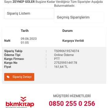 Bkmkitap 10 Gündür Kargoya Verilen Kitaplarım Gelmedi