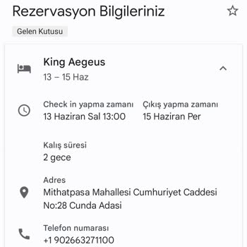 Cunda King Aegeus Otel Oda Ve Yataklar Çok Kötü