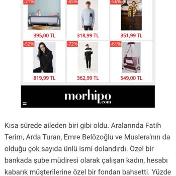 Babyhome (İnstagram) Morhipo.com İndirim Yalanları