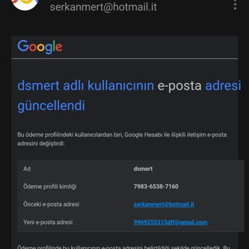 Google Play Google Hesabım Başkası Tarafından Ele Geçirildi
