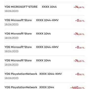 YDS PlayStation Network Akbank Hesabımdan Para Çekti