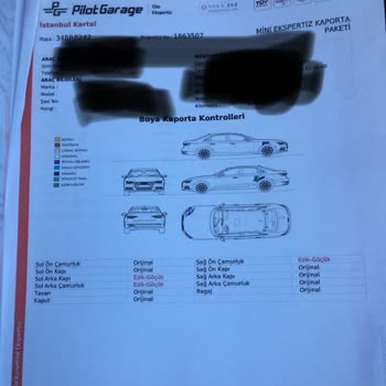 Pilot Garage Farklı Şubelerde Farklı Ekspertiz Raporu Çıkıyor