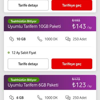 Vodafone Tarife Ücreti Mevcut Tarifenin Üç Katı Olması