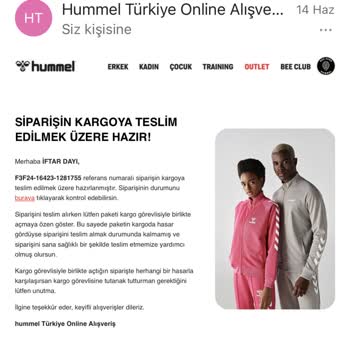 Hummel Ürünlerim Bana Gelmedi