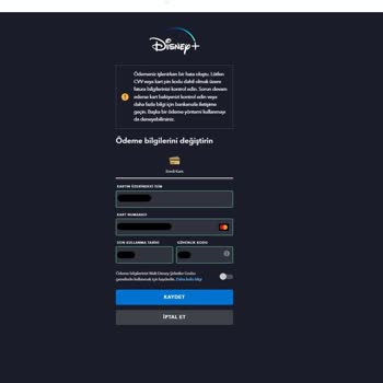 Disney Plus Ödeme Sorunu
