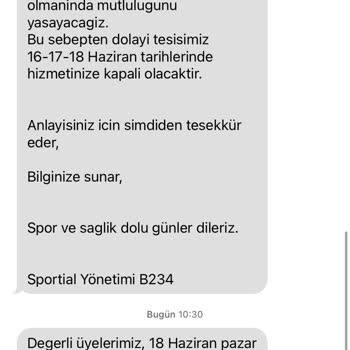 Sportial (Fitness & Fight Academy) Süreklilik Arz Eden Üye Mağduriyeti