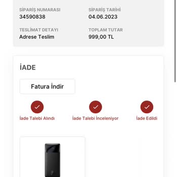 Media Markt Ürün İade Parası