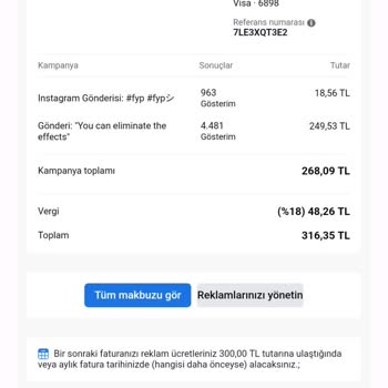 Facebook Meta For Business Benden İzinsiz Kredi Kartımdan Para Kesti.