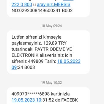 Facebook Meta For Business Benden İzinsiz Kredi Kartımdan Para Kesti.