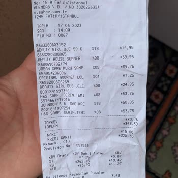 Eve Almadığım Ürünlerinde Benden Ücretini Almışlar