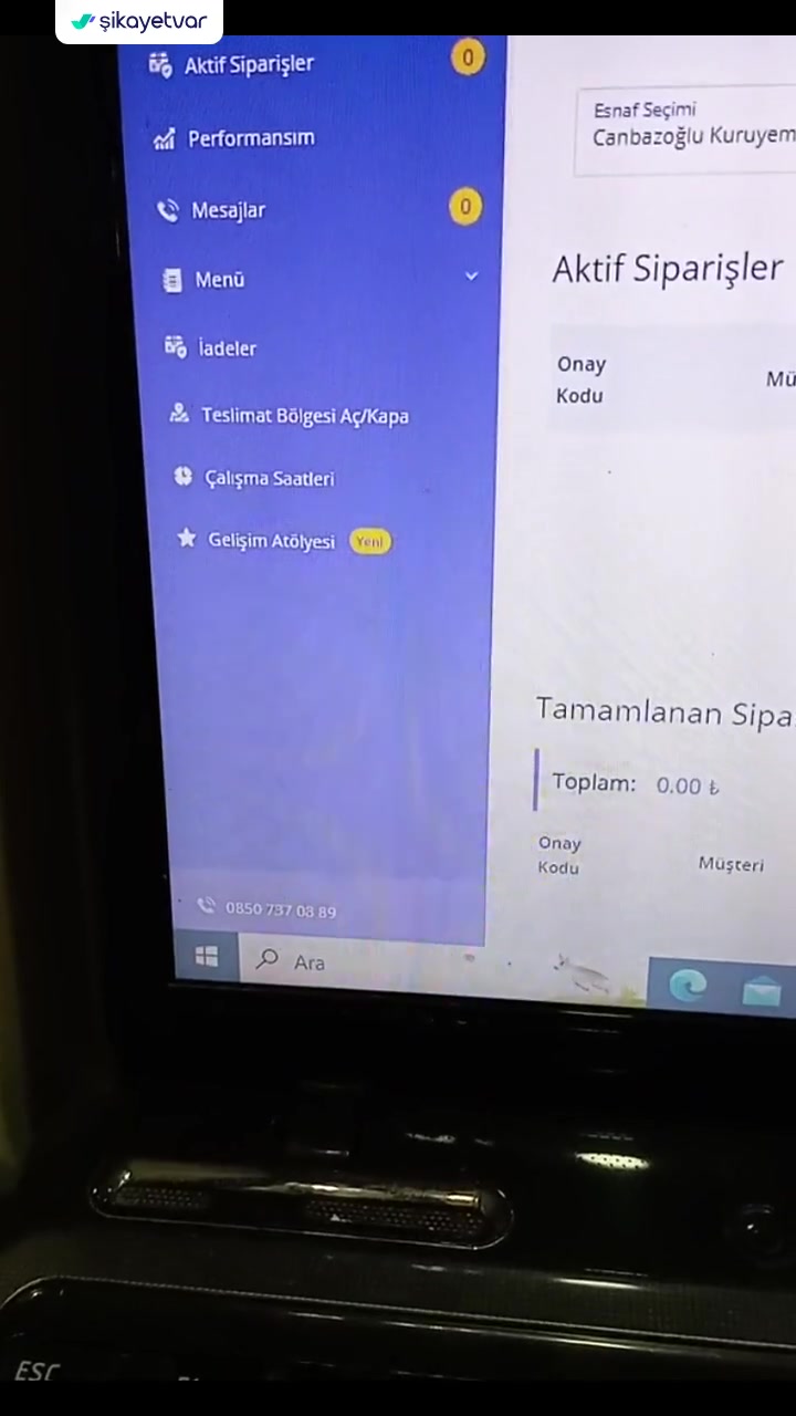Getirçarşı&nbsp; Panelimde Sorun Var! videonun kapak resmi