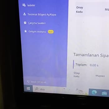Getirçarşı  Panelimde Sorun Var!