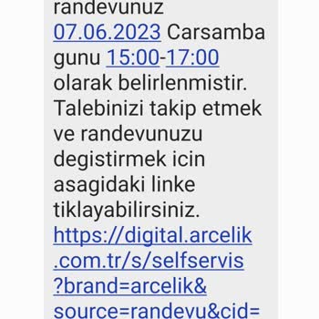 Arçelik Servisinin İlgisizliği Umursamazlığı