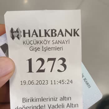 Halkbank Gişe Ve Güvenlik Görevlisi