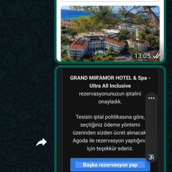 Grand Miramor Hotel Grand Miramor Otel Rezervasyon İptali Para İadesi