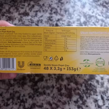 Lipton Demlik Süzen Poşet Çay Patlak Çıktı