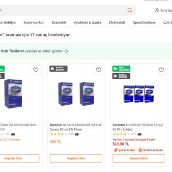 Trendyol Sitesinde İlaç Satılmasına İzin Veriyor