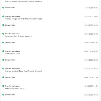 Trendyol Express Trendyol Ekspresin Kargomu Alakasız Yerlerde Gezdirmesi...