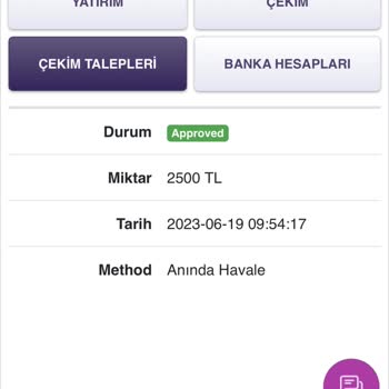 Onwin Sitesinde 2500₺ Çekim Talebi Verdim Ama Hala Yatmadı