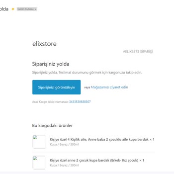 Elixstore Ürünüm Teslim Edilmedi.