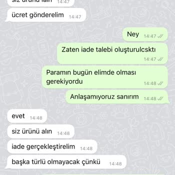 Para İadesi Zeynepboutique