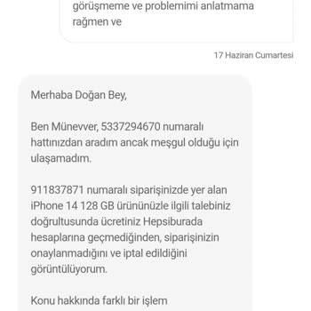 Hepsiburada Com.trf. Fiyatı Yükselince İptal Edilen Sipariş