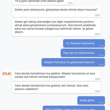 FLO Ayakkabı Para İadesi Edilmiyor
