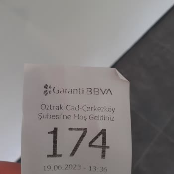 Garanti BBVA Garanti Çerkezköy Şubesi Mağduriyet