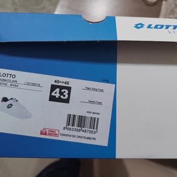 Lotto Marka Ayakkabı Taban Yarılması
