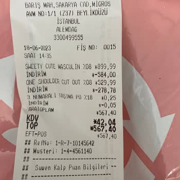 B. Düzü Migros Suwen Çalışanının Ekstra Ürün Satmak İçin Baskı Kurması