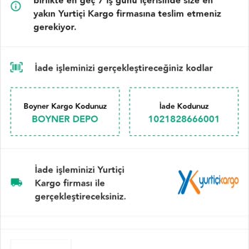 Boyner Online Alışverişte İade Ürünün Bedeli Kartıma İade Edilmiyor