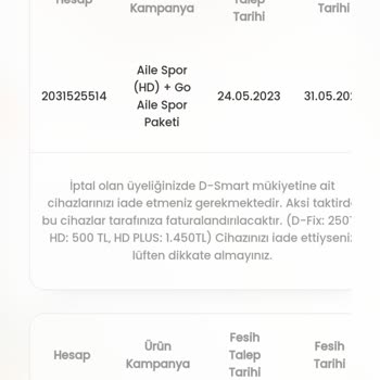 D Smart Abonesini Tanımıyor