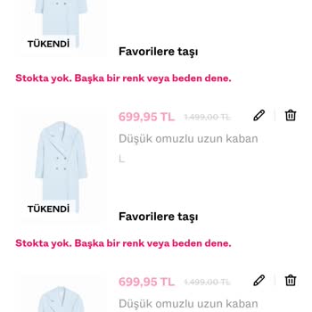 Bershka İndirim Stok Hatası