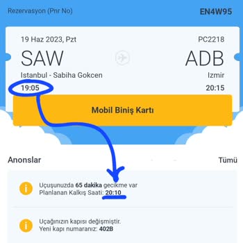 Pegasus Bir Önceki Sefere Yer Varken Keyfen Yolcu Almama Mağduriyeti