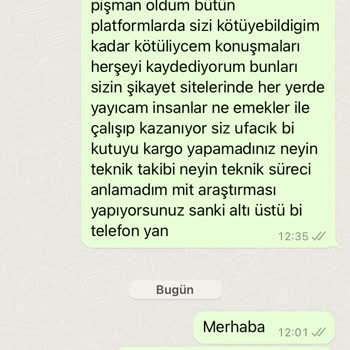 iPhone 13 Kargoya Verilmedi